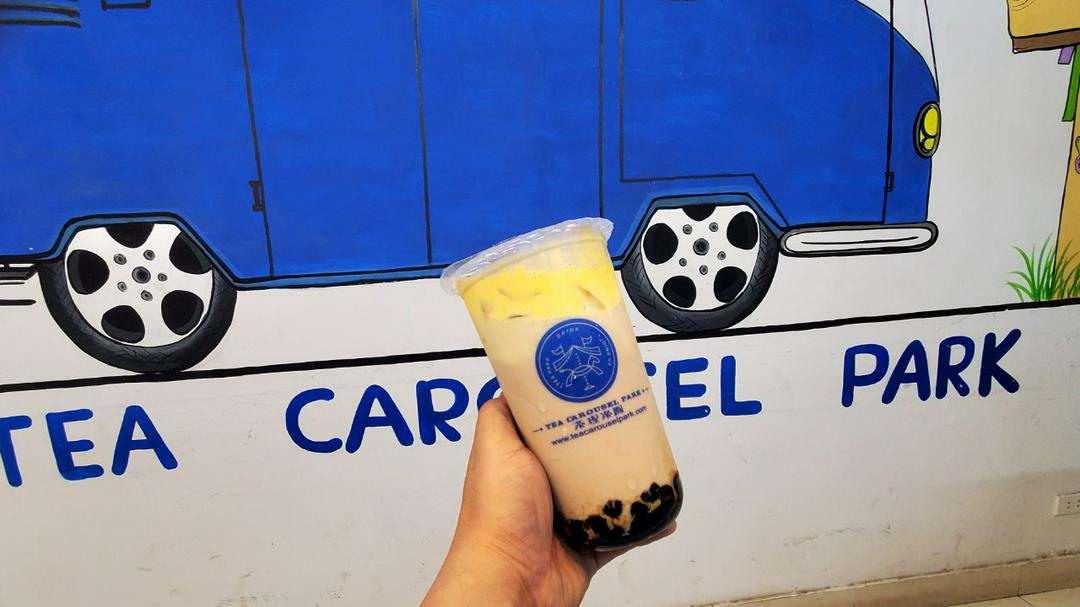 tra-sua-kem-trung-dua-nuong