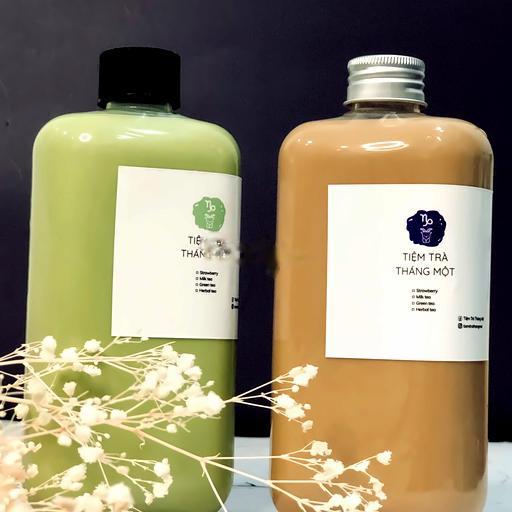 tra-sua-xanh-chai-size-l