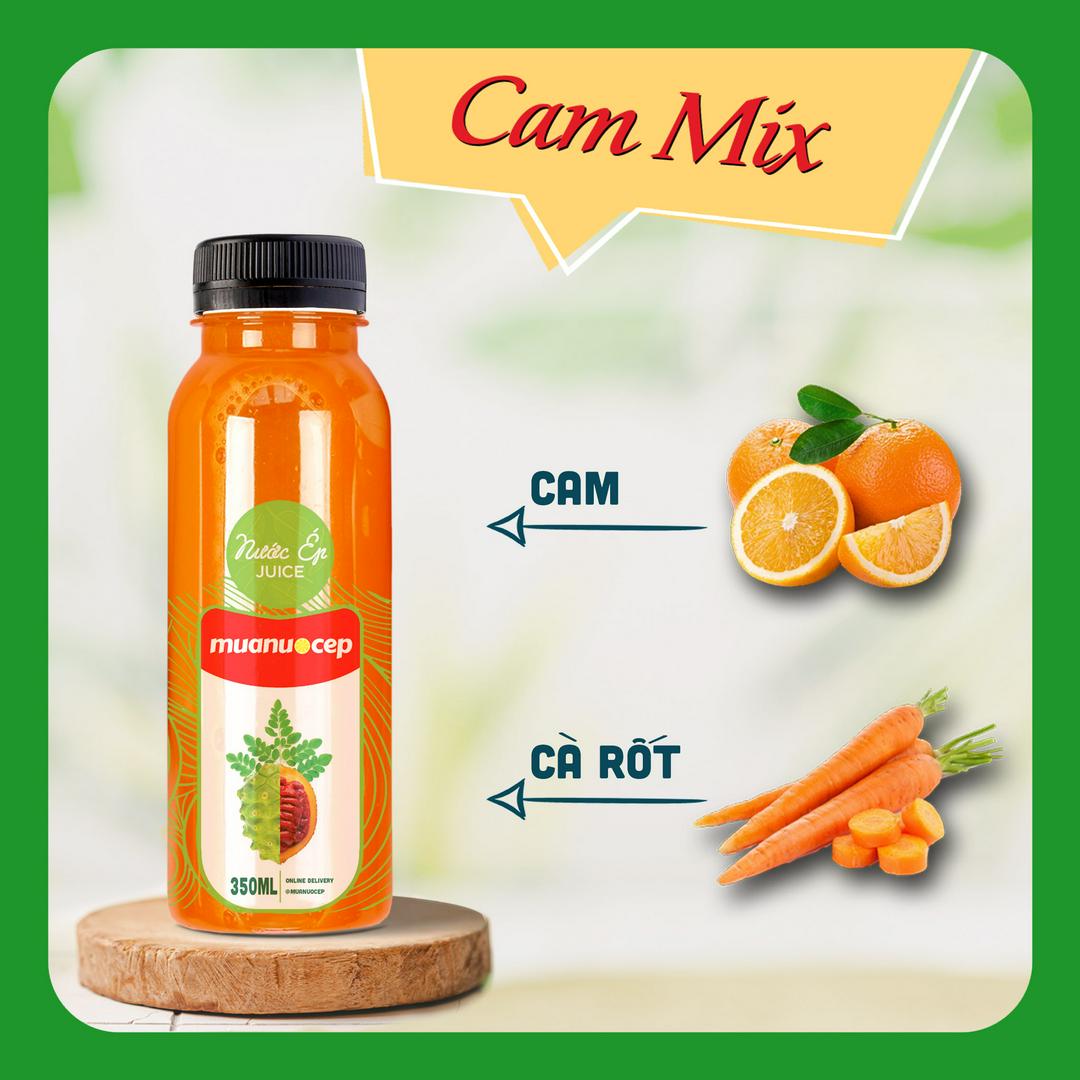 Nước Ép Cam Mix Cà Rốt Healthy
