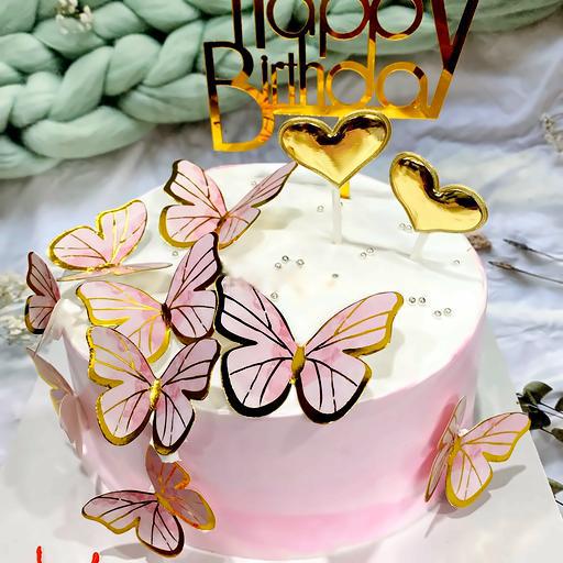 banh-sinh-nhat-trang-tri-hien-ai-buom-hong