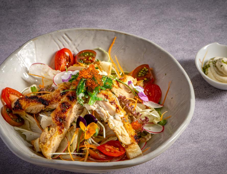 salad-tori-yaki-to-basil-salad-ga-nuong