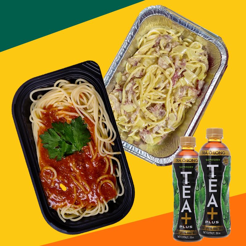 combo-chung-suc-mi-y-sot-kem-thit-xong-khoi-mi-y-sot-bo-bam-kem-2-olong-tea-plus