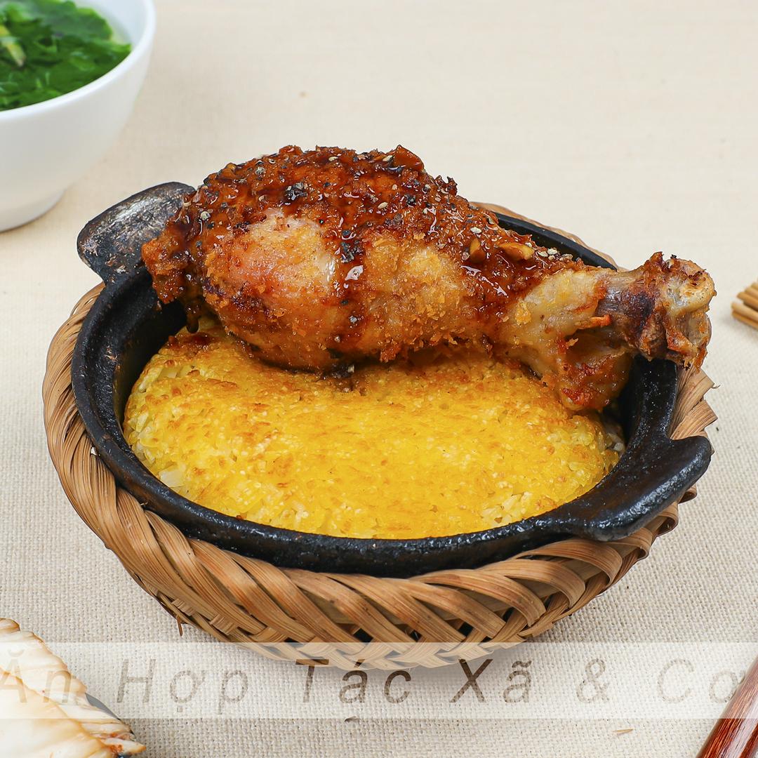 com-nieu-ui-ga-sot-tieu-en-2-mat-chay