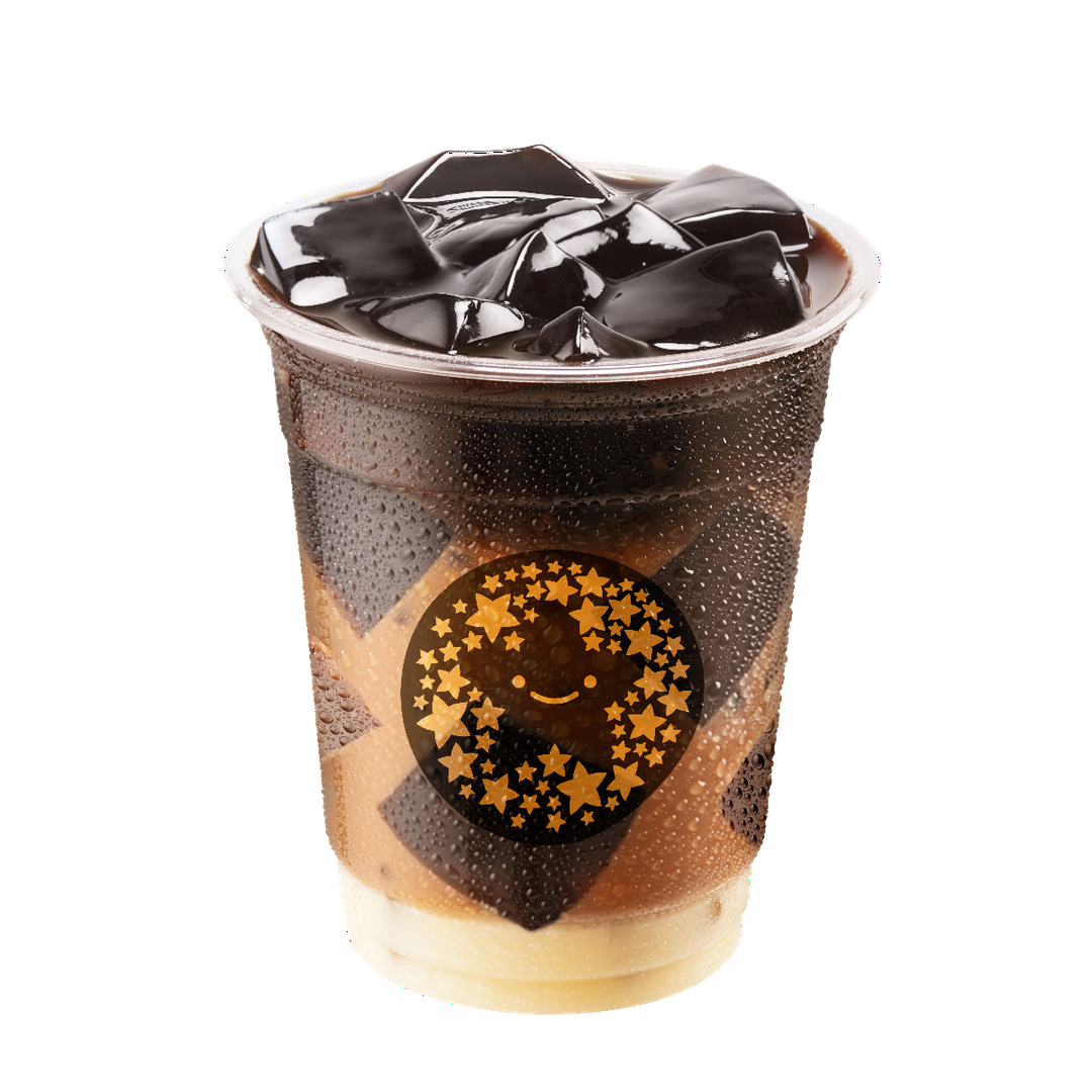 grass-jelly-milk-coffee