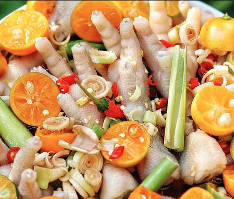 Bếp-Mẹ-Khánh---Chân-Gà-Sả-Tắc-&-Cá-Hồi-Ngâm-Tương---Âu-Cơ