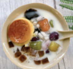 che-suong-sao-khoai-deo-flan